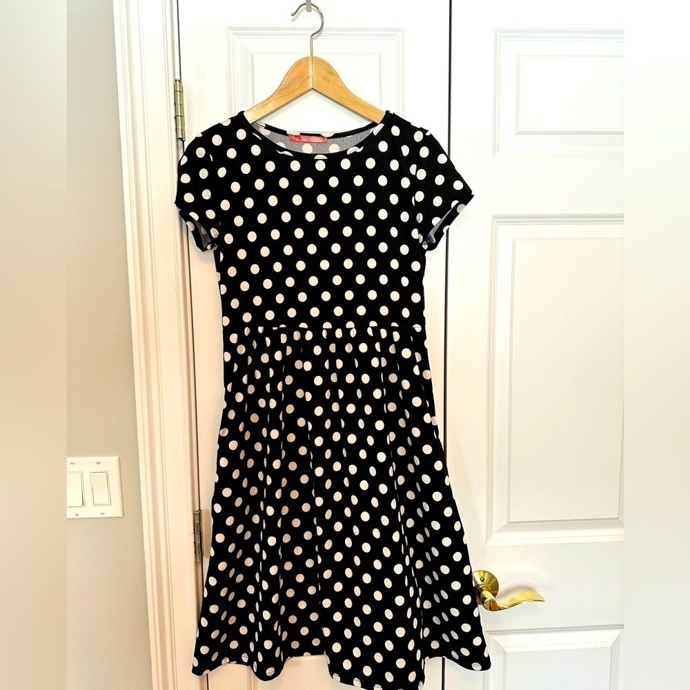 Black Polka Dot Dress